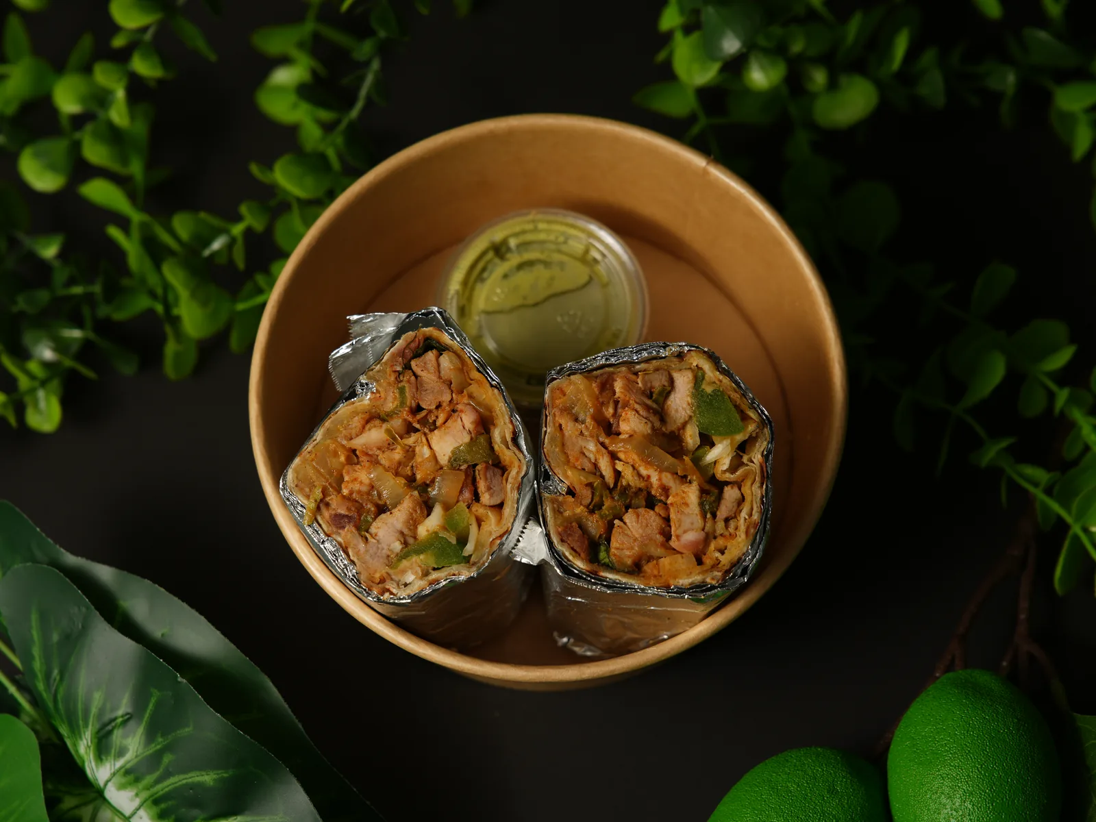 Crispy Chicken Shawarma Wrap